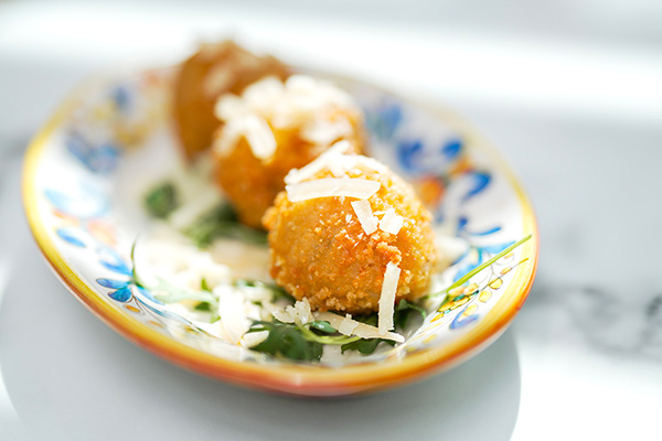 boulette de risotto frit